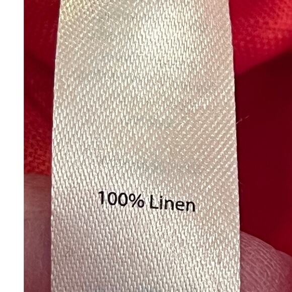 Sea Level Swim Australia Women's Size Small Choral Swim Suit Cover Up 100% Linen - Picture 3 of 7